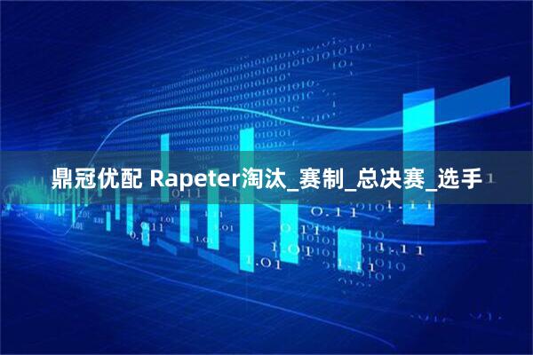 鼎冠优配 Rapeter淘汰_赛制_总决赛_选手