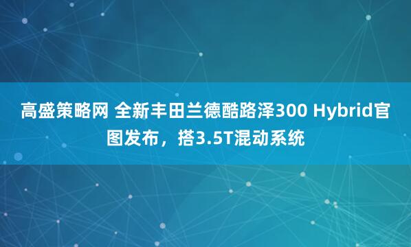 高盛策略网 全新丰田兰德酷路泽300 Hybrid官图发布，搭3.5T混动系统